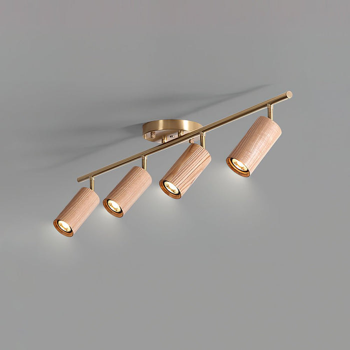 Thio Wooden Track Lighting - Simprolos