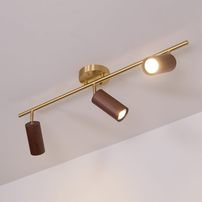 Thio Wooden Track Lighting - Simprolos