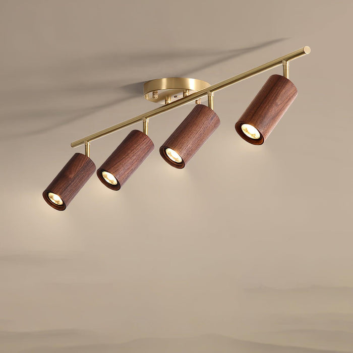 Thio Wooden Track Lighting - Simprolos