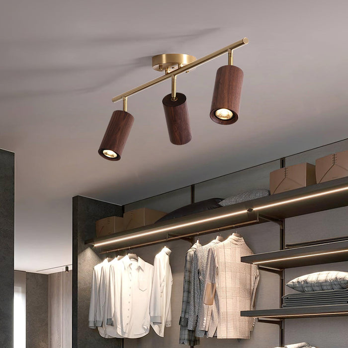 Thio Wooden Track Lighting - Simprolos
