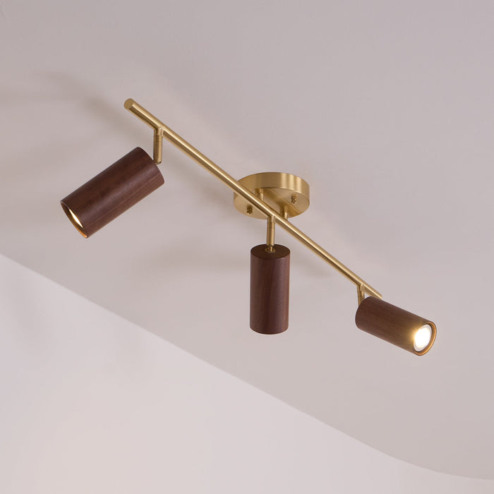 Thio Wooden Track Lighting - Simprolos