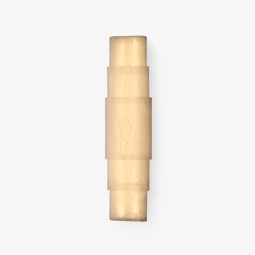 Tiered Alabaster Column Sconce - Simprolos
