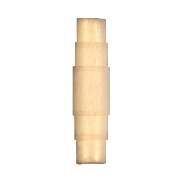 Tiered Alabaster Column Sconce - Simprolos