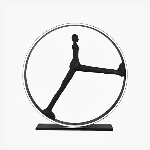 Time Walker Sculpture Floor Lamp - Simprolos
