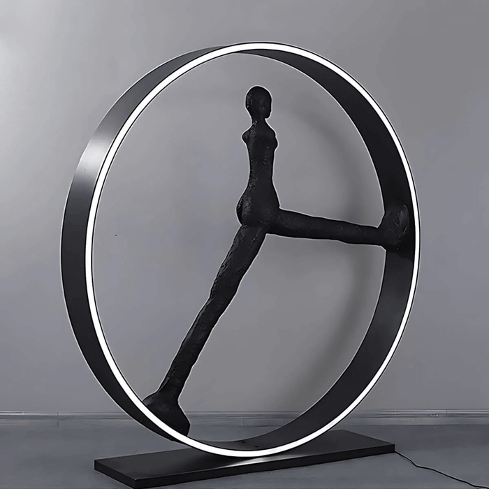 Time Walker Sculpture Floor Lamp - Simprolos
