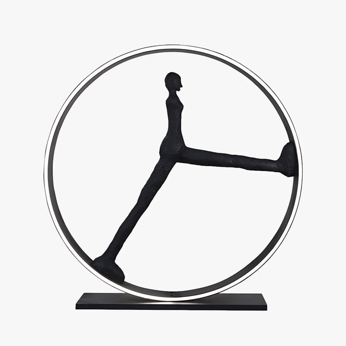 Time Walker Sculpture Floor Lamp - Simprolos