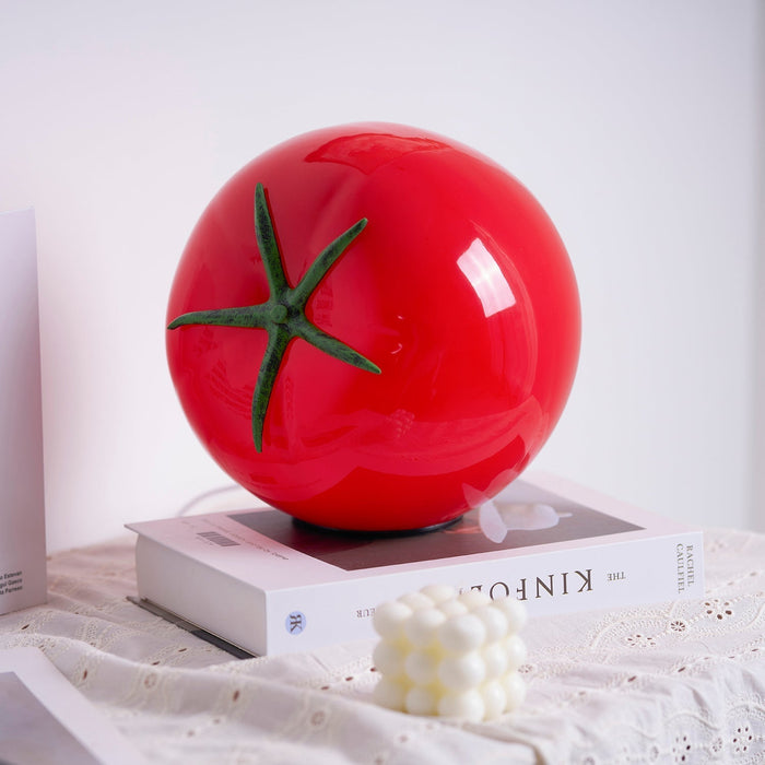 Tomato Glass Table Lamp - Simprolos