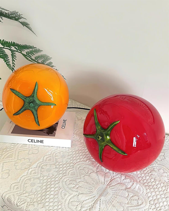 Tomato Glass Table Lamp - Simprolos