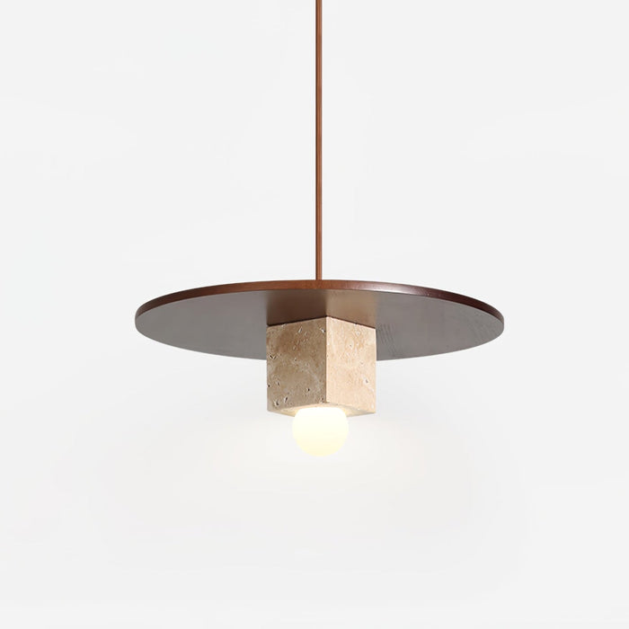 Tondo Stone Disc Pendant Light - Simprolos