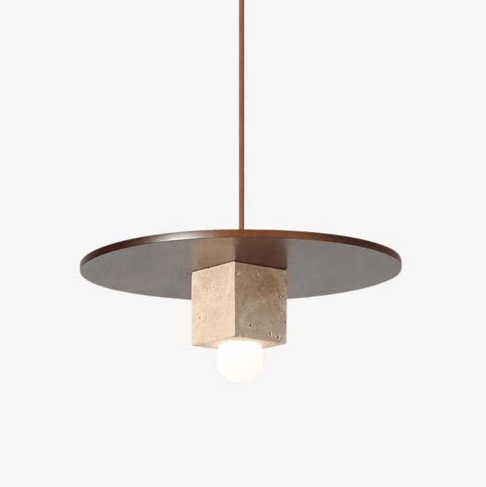 Tondo Stone Disc Pendant Light - Simprolos
