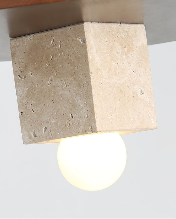 Tondo Stone Disc Pendant Light - Simprolos