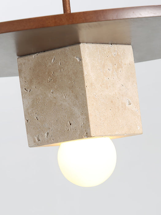 Tondo Stone Disc Pendant Light - Simprolos