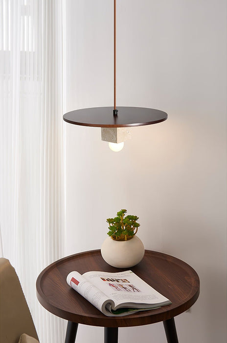 Tondo Stone Disc Pendant Light - Simprolos