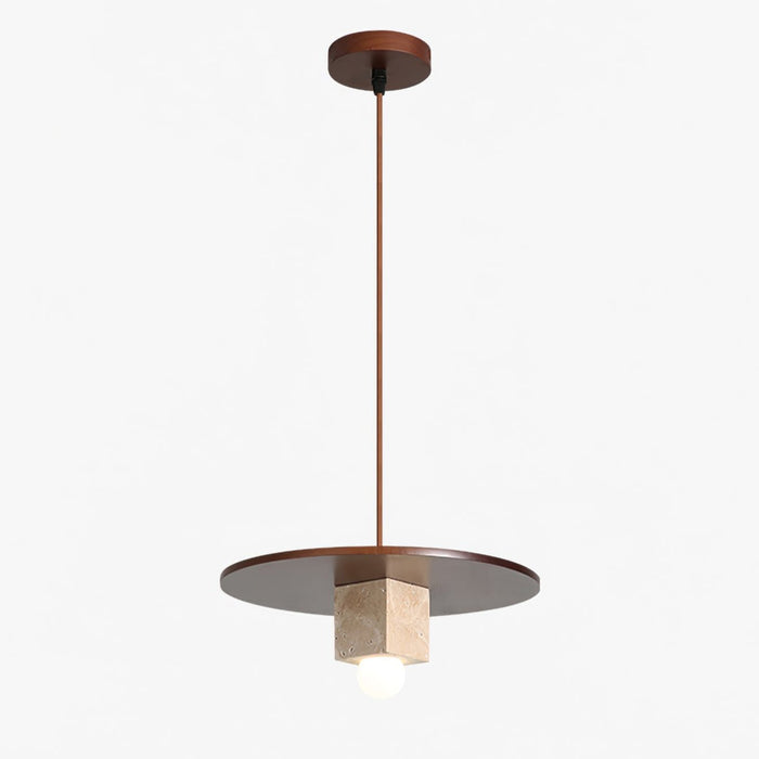 Tondo Stone Disc Pendant Light - Simprolos