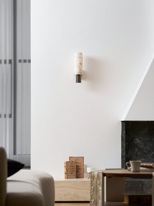Torch Alabaster Sconce - Simprolos