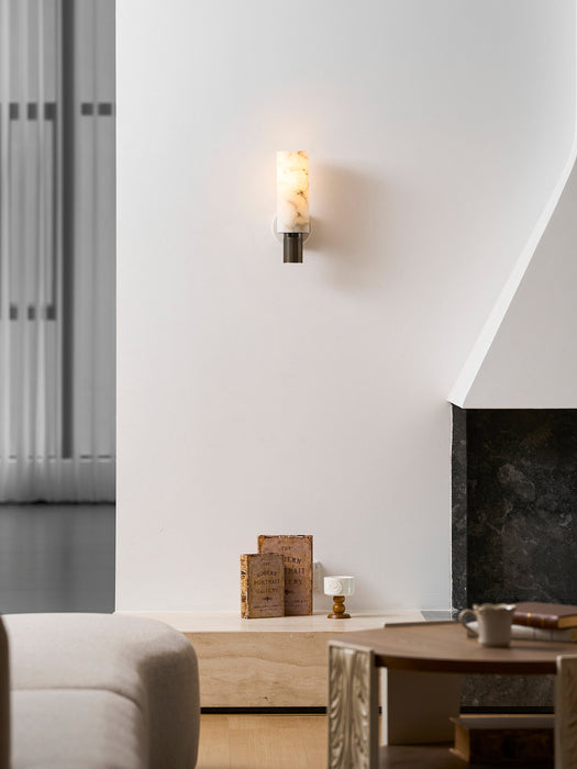 Torch Alabaster Sconce - Simprolos