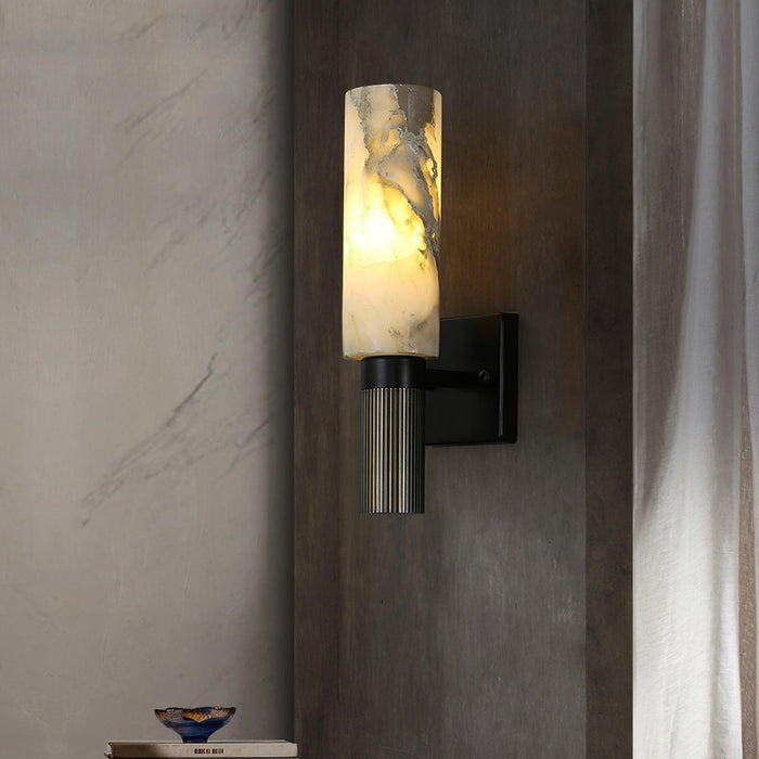 Torch Alabaster Sconce - Simprolos