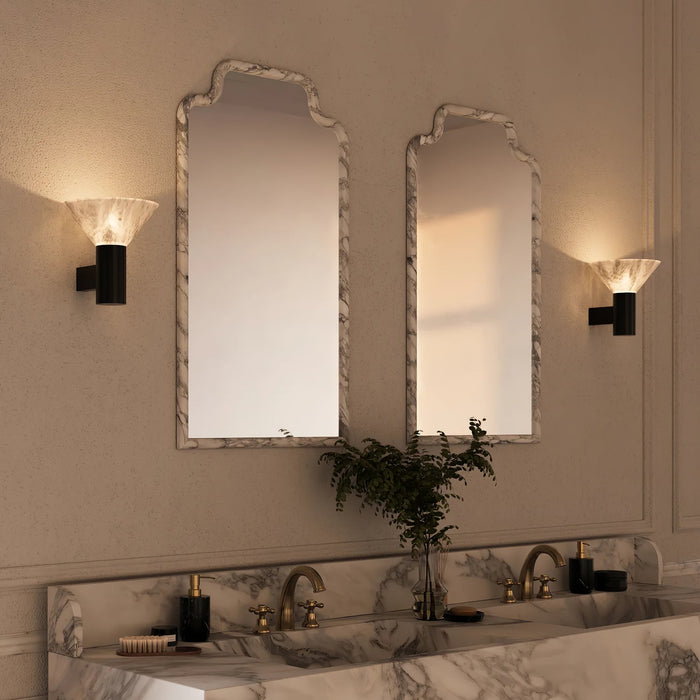 Torres Alabaster Wall Sconce - Simprolos