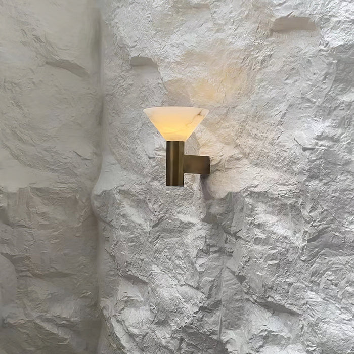 Torres Alabaster Wall Sconce - Simprolos