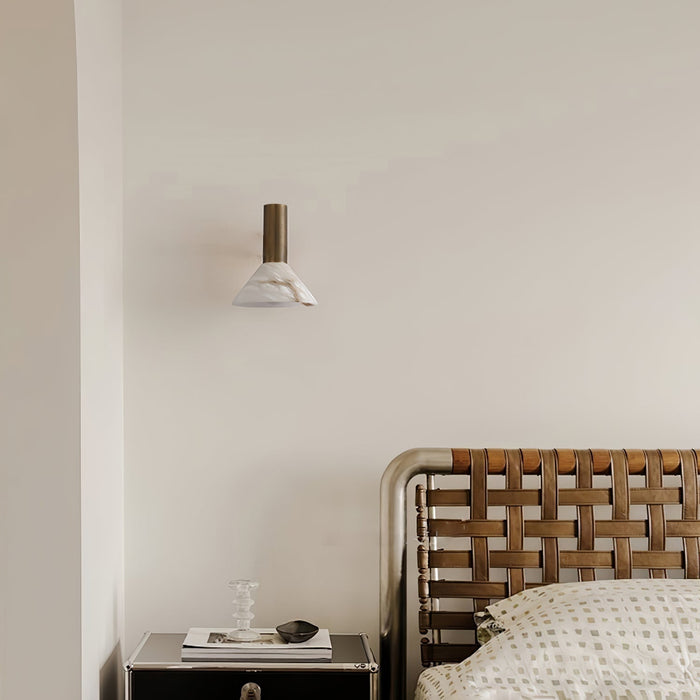 Torres Alabaster Wall Sconce - Simprolos