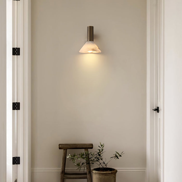 Torres Alabaster Wall Sconce - Simprolos