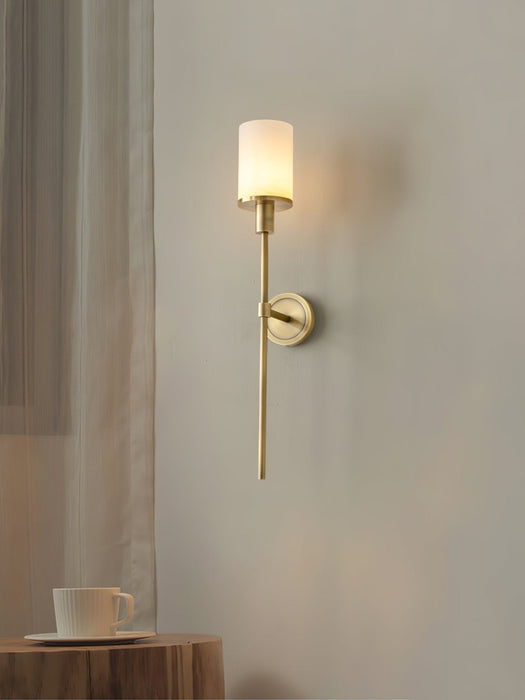 Tracie Classic Alabaster Sconce - Simprolos