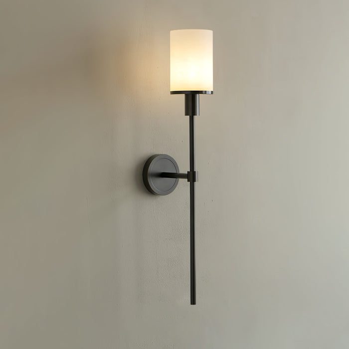 Tracie Classic Alabaster Sconce - Simprolos