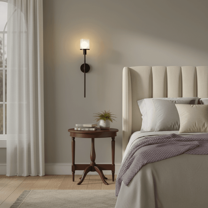 Tracie Classic Alabaster Sconce - Simprolos