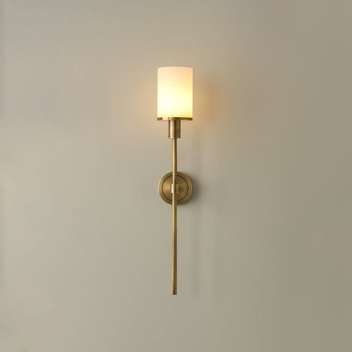 Tracie Classic Alabaster Sconce - Simprolos