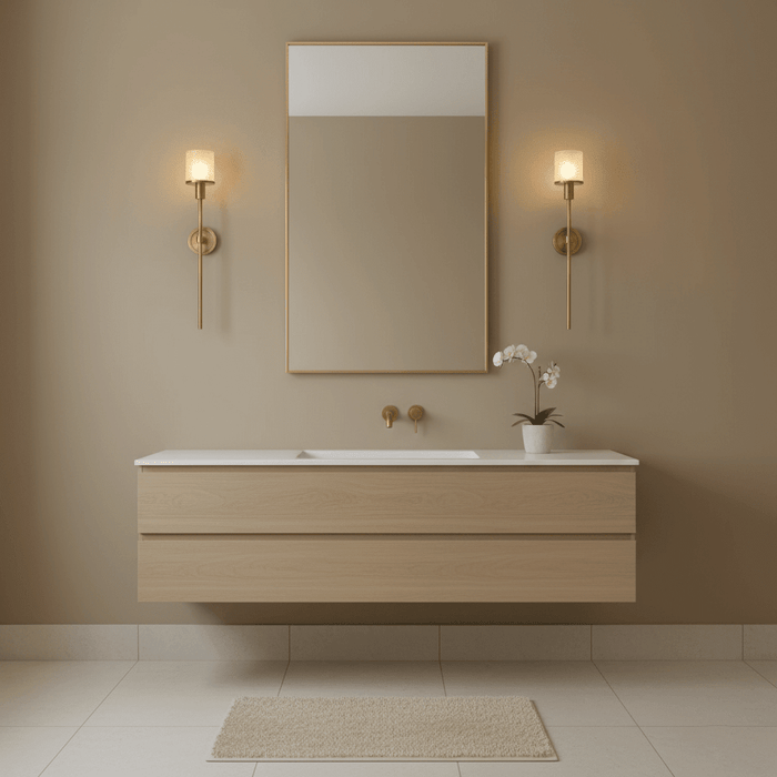 Tracie Classic Alabaster Sconce - Simprolos