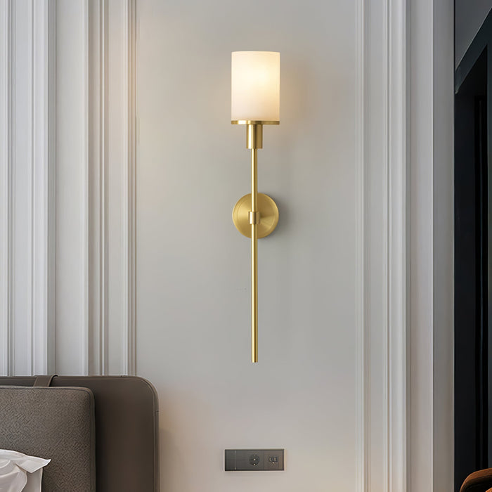Tracie Classic Alabaster Sconce - Simprolos