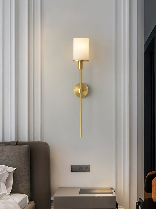 Tracie Classic Alabaster Sconce - Simprolos