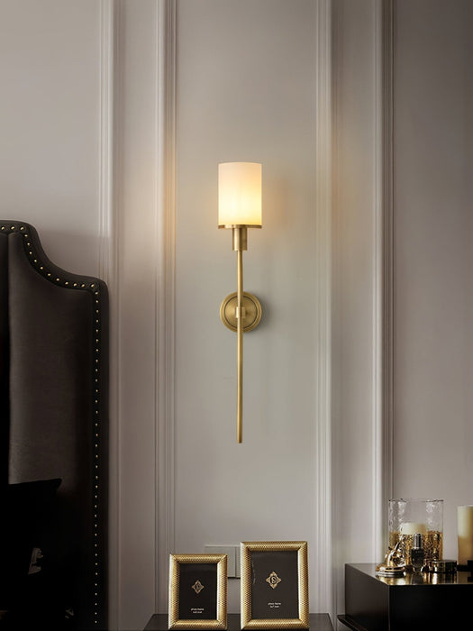 Tracie Classic Alabaster Sconce - Simprolos