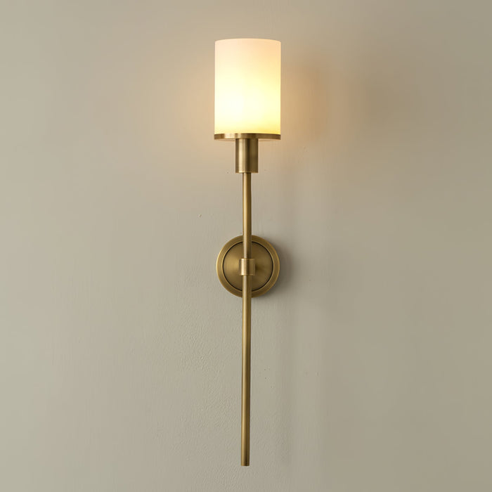 Tracie Classic Alabaster Sconce - Simprolos