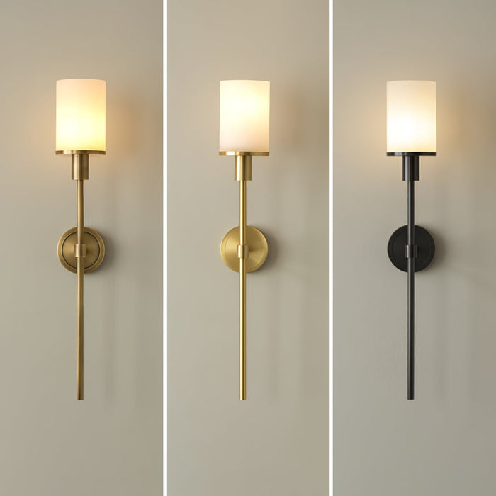 Tracie Classic Alabaster Sconce - Simprolos
