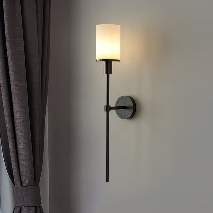Tracie Classic Alabaster Sconce - Simprolos