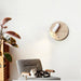 Travertine Axis Directional Sconce - Simprolos
