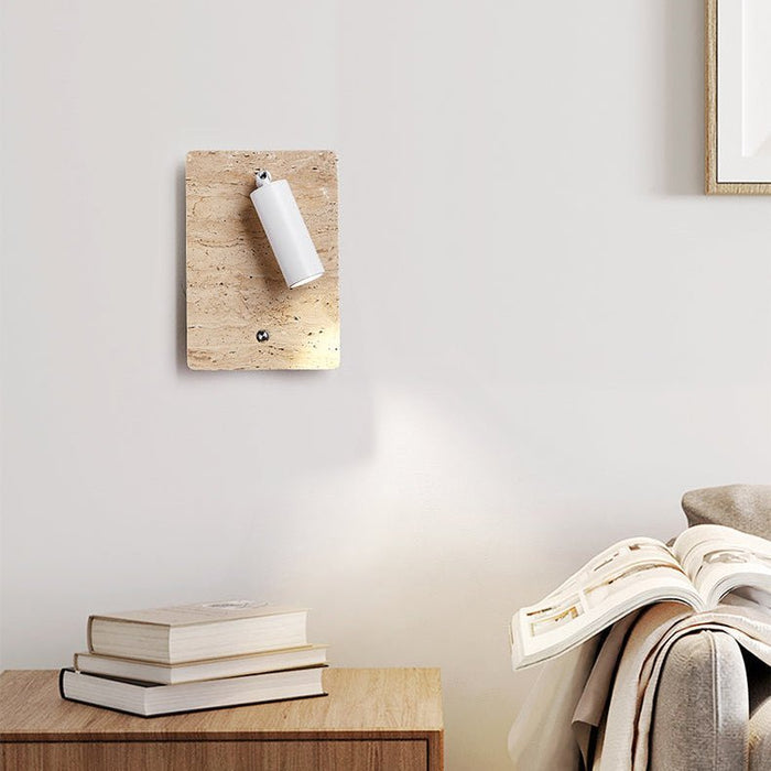 Travertine Axis Directional Sconce - Simprolos
