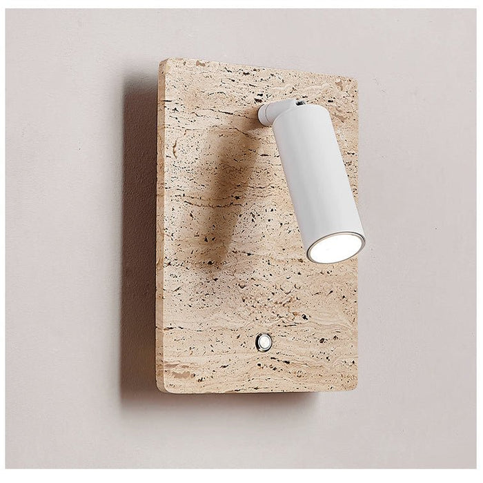 Travertine Axis Directional Sconce - Simprolos