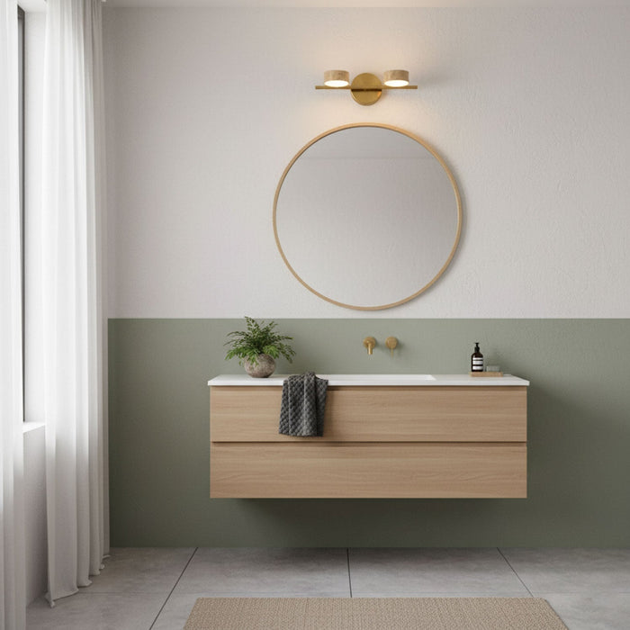 Travertine Beam Vanity Light for Modern Interiors - Simprolos