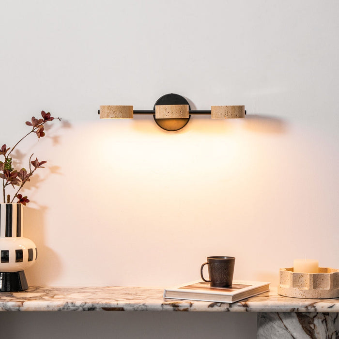 Travertine Beam Vanity Light for Modern Interiors - Simprolos