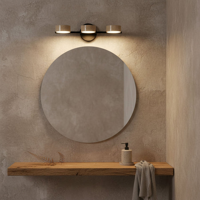 Travertine Beam Vanity Light for Modern Interiors - Simprolos
