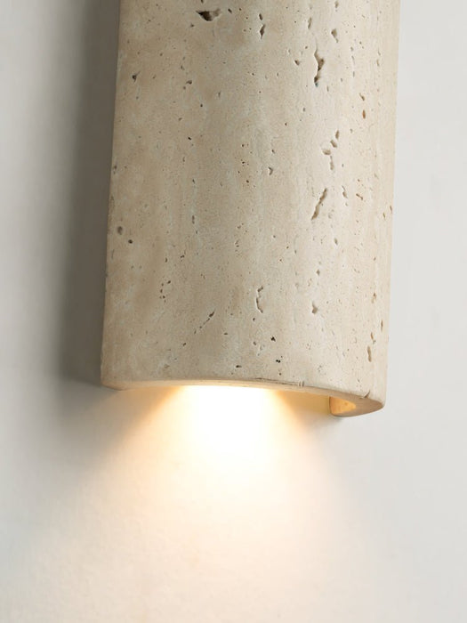 Travertine Capsule Wall Sconce - Simprolos