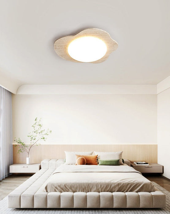 Travertine Cloud Ceiling Lamp - Simprolos