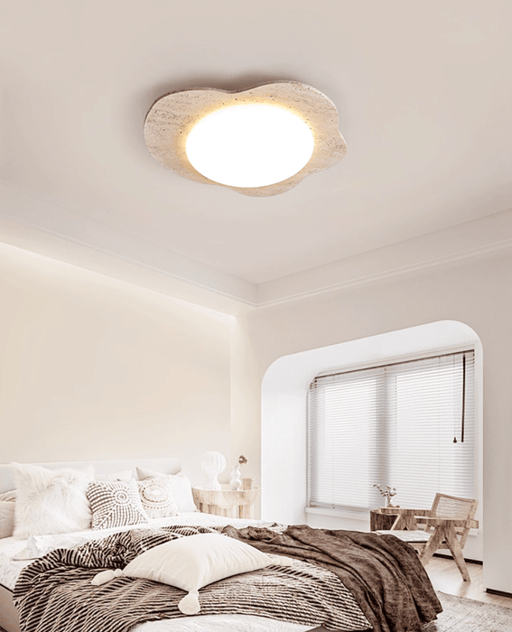 Travertine Cloud Ceiling Lamp - Simprolos