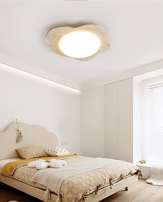 Travertine Cloud Ceiling Lamp - Simprolos