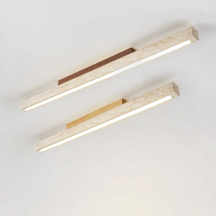 Travertine Column Ceiling Light - Simprolos