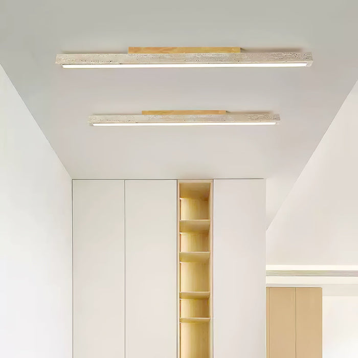 Travertine Column Ceiling Light - Simprolos