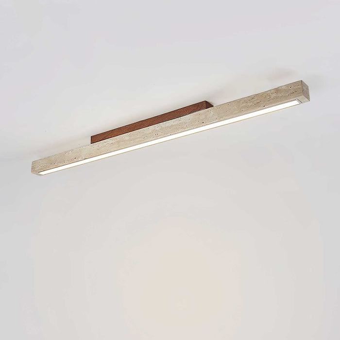 Travertine Column Ceiling Light - Simprolos
