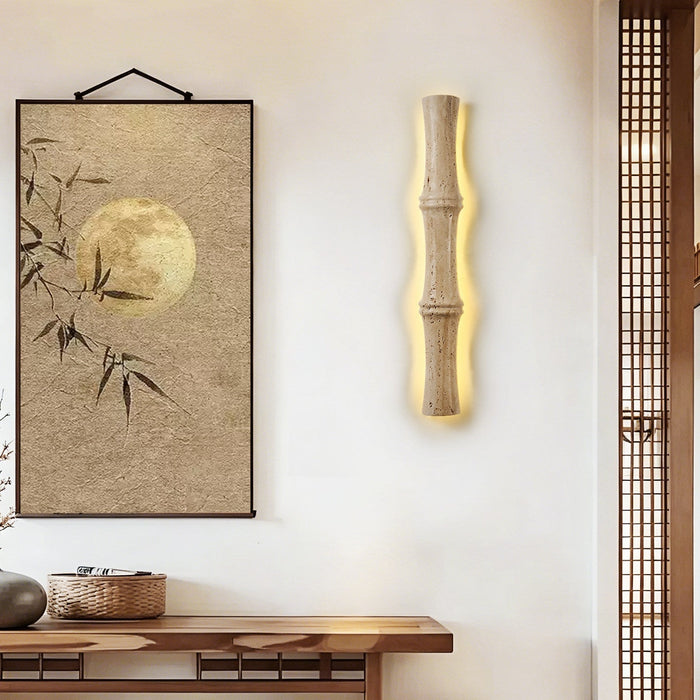 Travertine Column Glow Wall Light - Simprolos